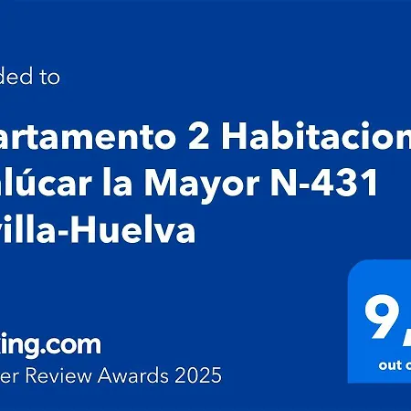 Apartment 2 N-431 Sevilla-huelva Sanlucar la Mayor